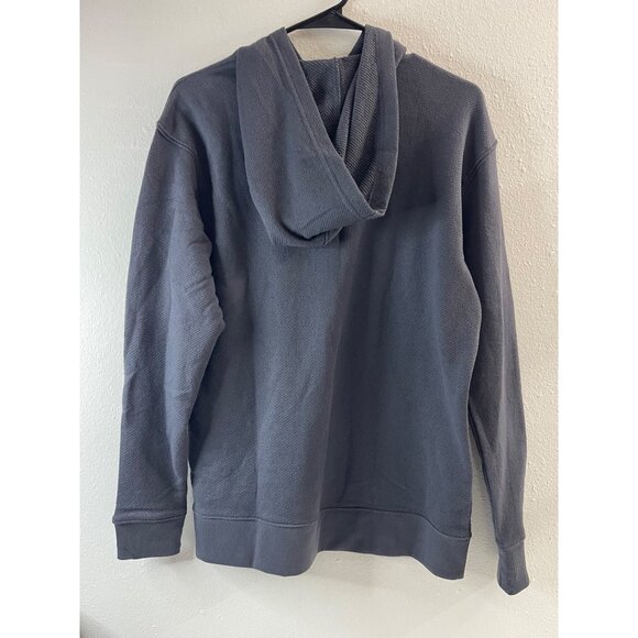 GAP NWT Men's Textured Hoodie, Gray, Small - Picture 12 of 16
